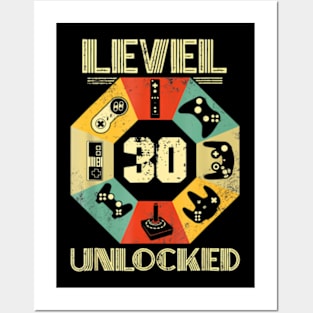 Level 30 Video 30th Birthday Posters and Art